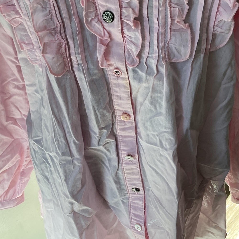 Steilmann Pink Ruffle Front Tunic - Picture 4 of 6